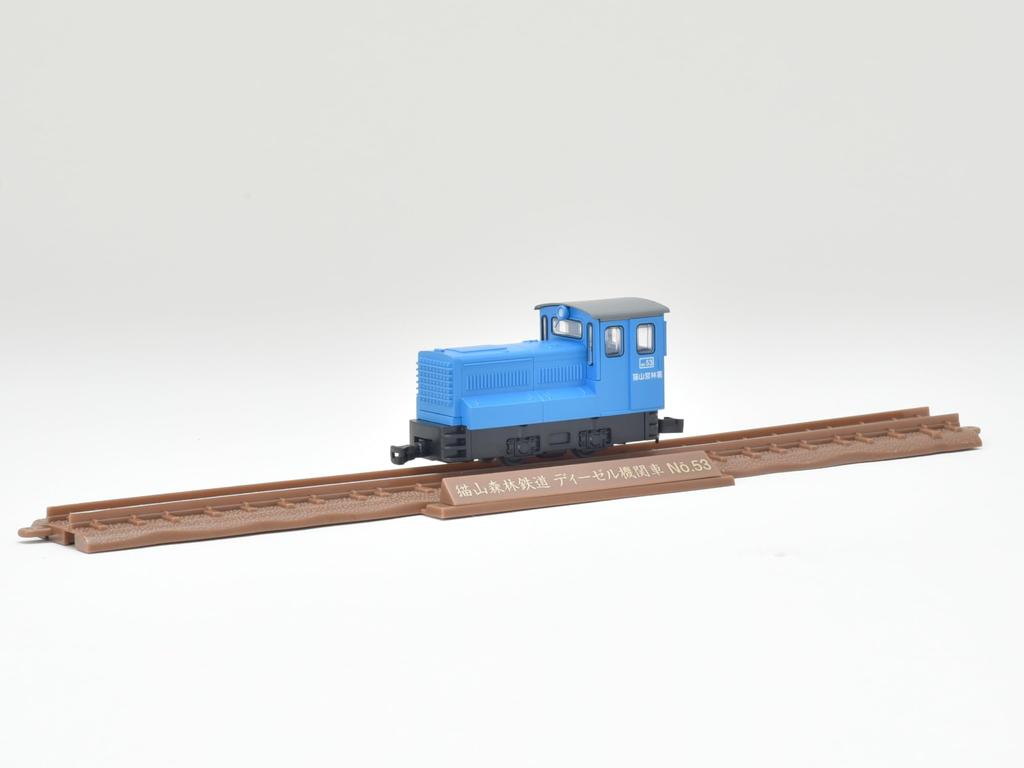 Railway Collection Iron Collection Narrow Gauge 80 Nekoyama Forest Railway Diesel Locomotive Blue Passenger Car Set D Diorama Supplies + 2-Car