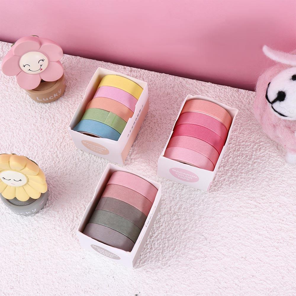Office Supply Students Stationery Decorative Tape Scrapbooking Adhesive Tape Tape Set Masking Tape