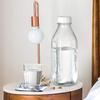 2PCS Sealed Glass Juice Bottle Transparent Glass Water Jug Creative Milk Pitcher  Buttermilk