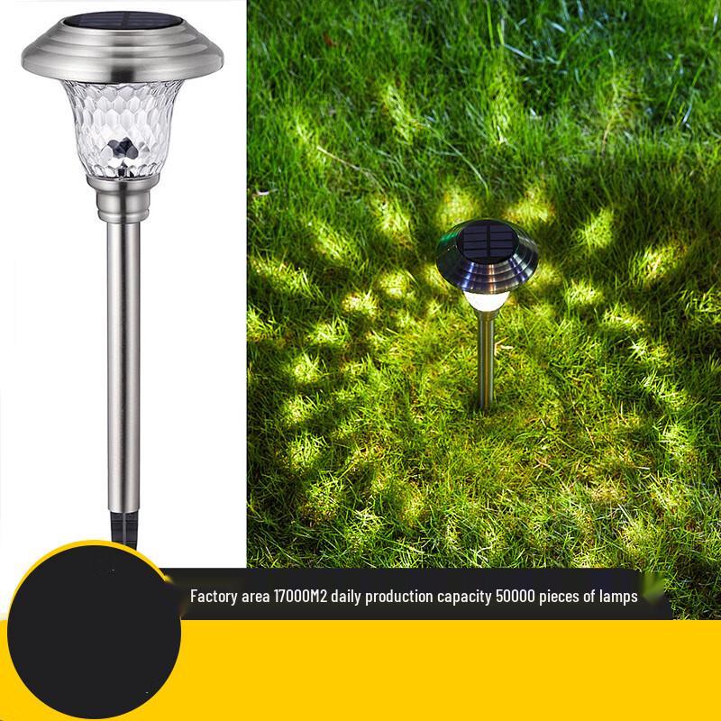 HEIXIE Solar LED Ground Plug Lawn Light