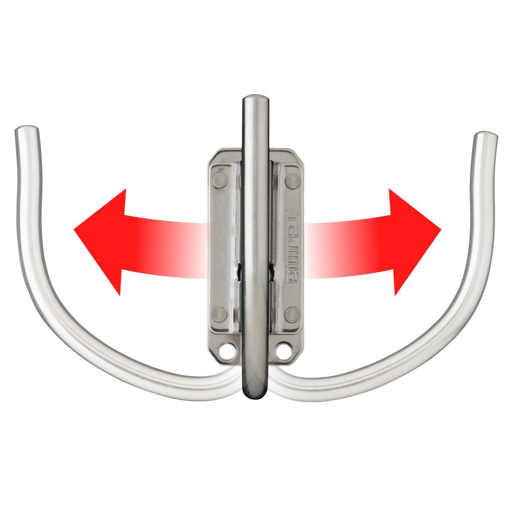 Tajima Sef System Sef Tool Holder Stainless Steel Slim Folding Stainless Steel for Slim Breaking strength is more than five times that of aluminum to