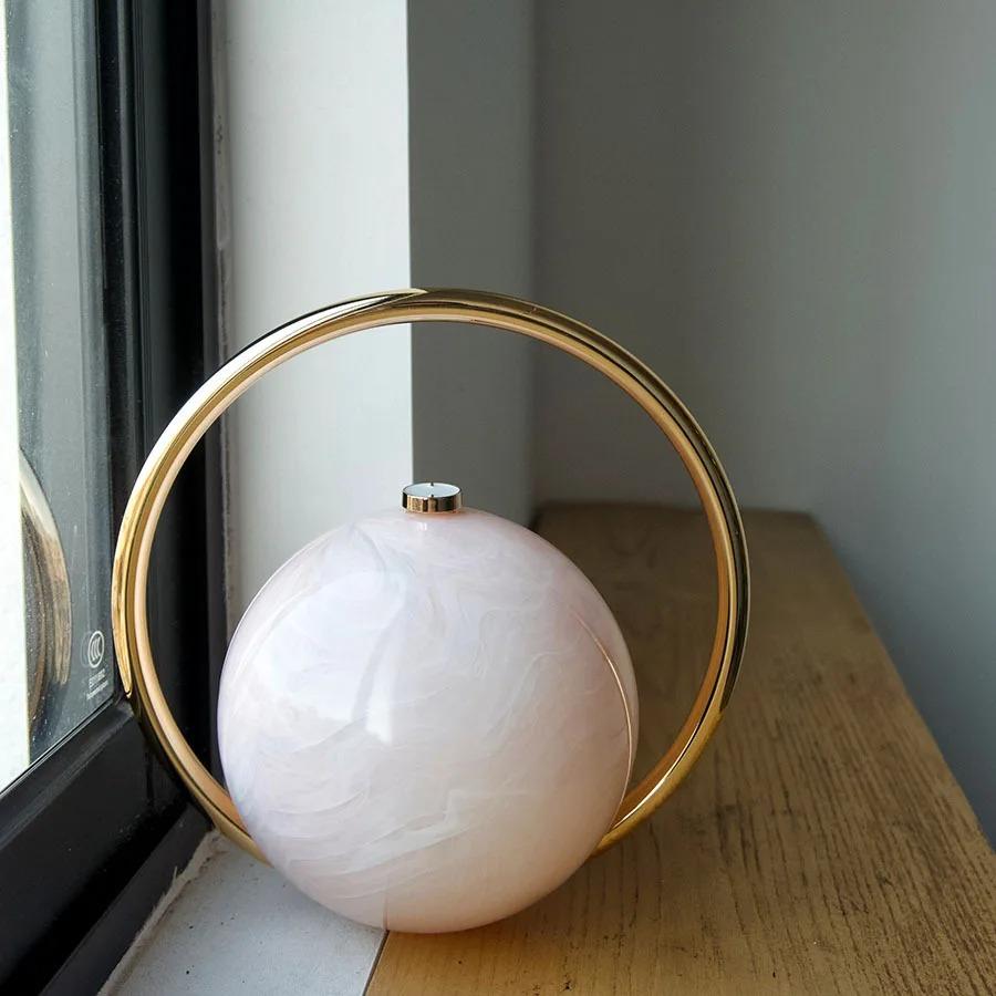 Brand Evening Clutch With Ball Handle