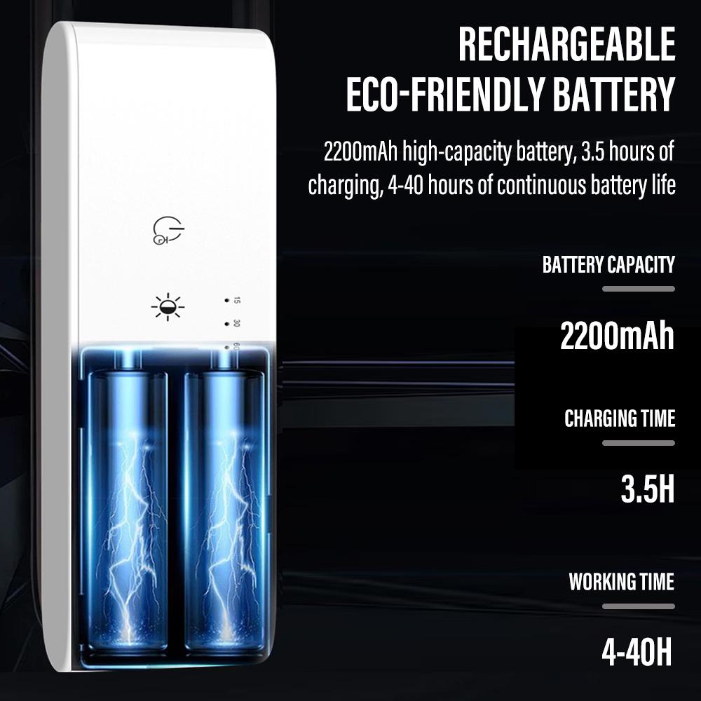 1PC Smart Wall Sconce USB Rechargeable Remote Control Ambient Light RGB and White Dimmable Lighting Night Lights