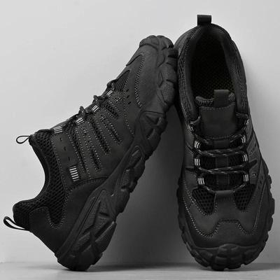 New Men's Outdoor Hiking Shoes Durable Waterproof Trekking Casual Sneakers Men Non-Slip Trainers Male Mountain Travel Sandals