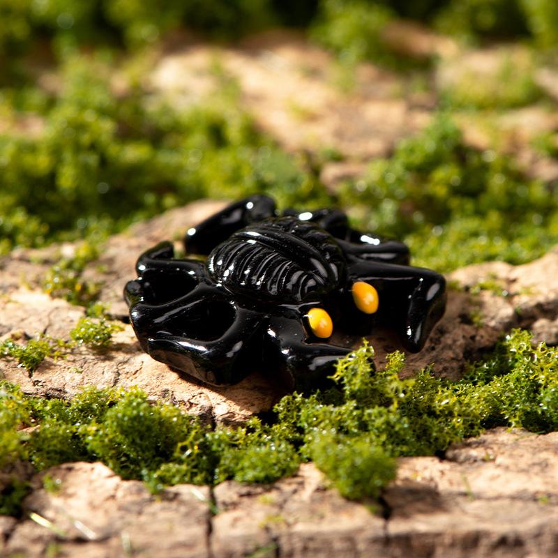 Halloween Harz Geister Schädel Grabstein Miniatur Figuren Puppenhaus Zubehör Halloween Hause Tisch Blumentopf Dekor