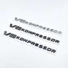 Chrome / Matte Gloss Black V8 COMPRESSOR Letters Emblems Decal Sticker for Mercedes Benz AMG V8 COMPRESSOR AW1