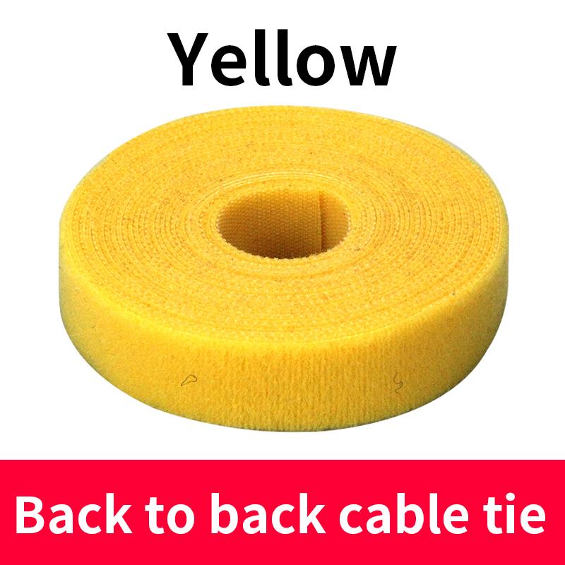 Home Office Cable Tie Roll Easy Quick Wrap Reusable Self-Gripping Hook Loop Straps for Wire Management Cut to Length