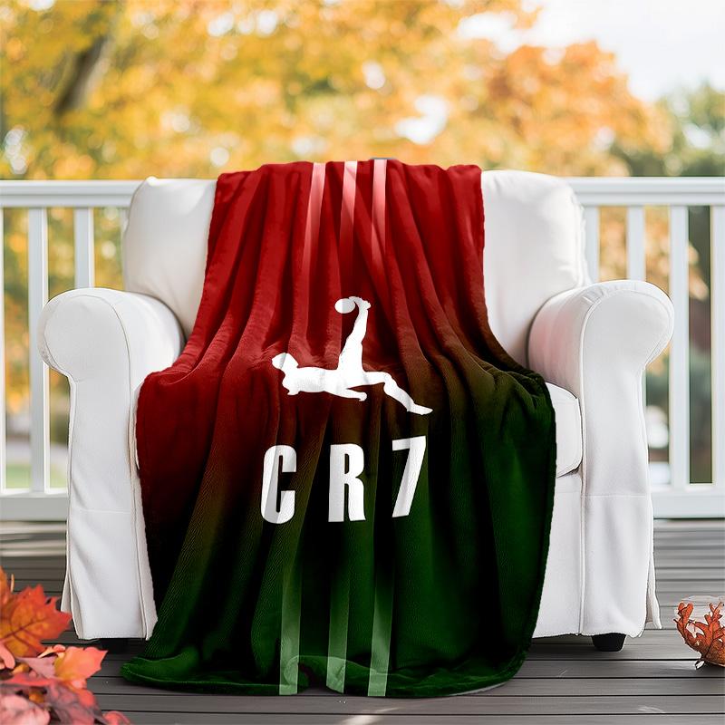 Cristiano Ronaldo Printed Throw Blanket—lightweight,soft,warm;versatile Blanket for All Seasons—perfect As &air-conditioning Throw,nap Blanket