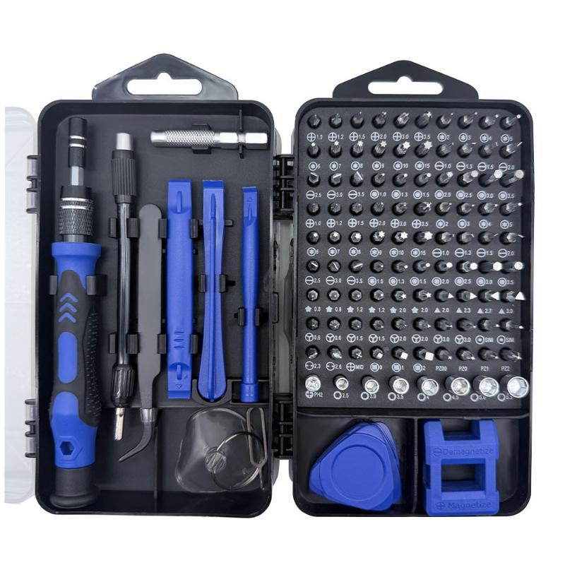 115 In 1 Precision Screwdriver Set With Magnetic Bits Anti Slip Handle For Phone Laptop Small Electronics Repair