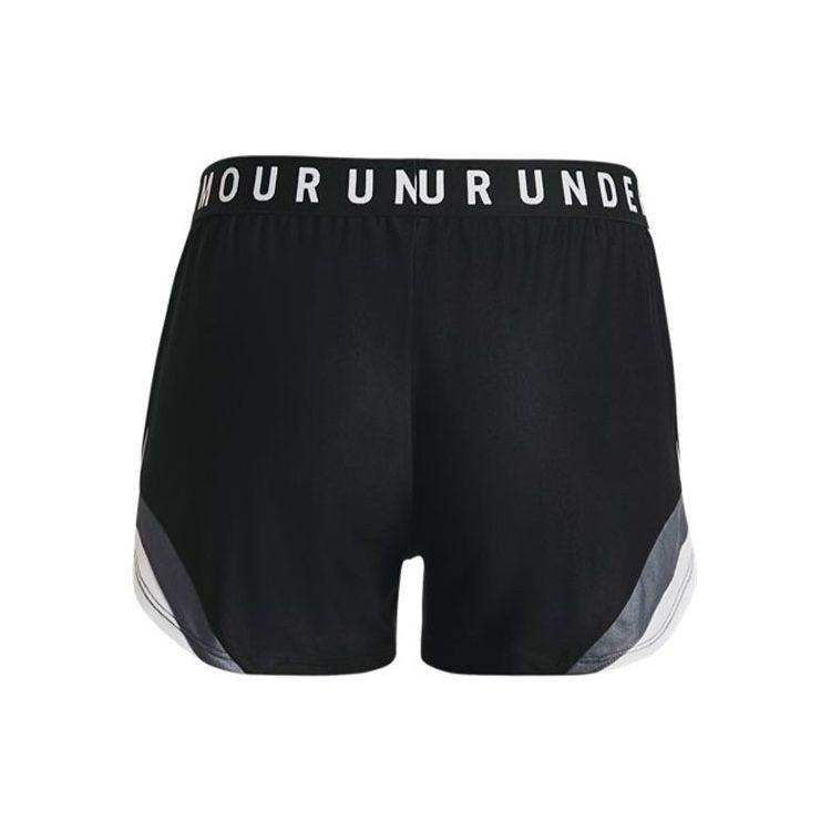 Under Armour Play Up 3.0 Tri Color Logo Training Shorts Women Shorts Black 1360940-001
