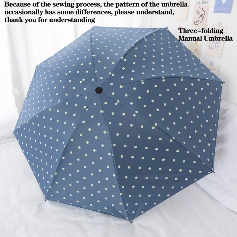 

зонт Автоматический зонт с УФ-защитой Минималистичный зонт в черно-белый горошек Мужской зонт Женский зонт