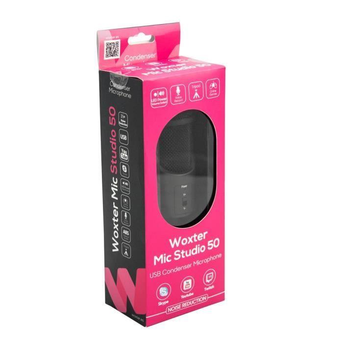 Microphone de studio - Woxter - Mic Studio 50 - -38 dB - 30-18000 Hz - Omnidirectionnel