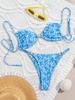 2025 Pearl Tie-Up Triangle Bikini - European & American Style
