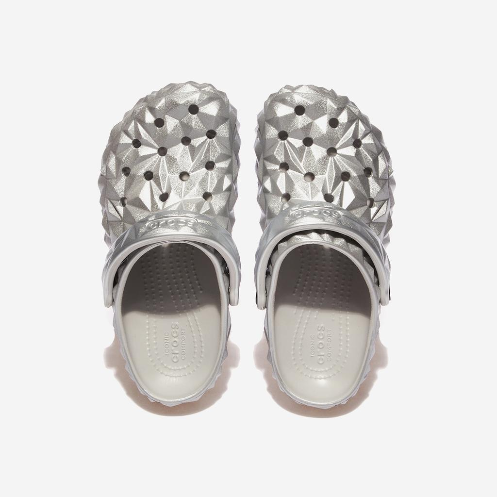 Crocs Classic Metallic Geometric Clogs CRS210002-1010104235, Popular Shoes In Korea