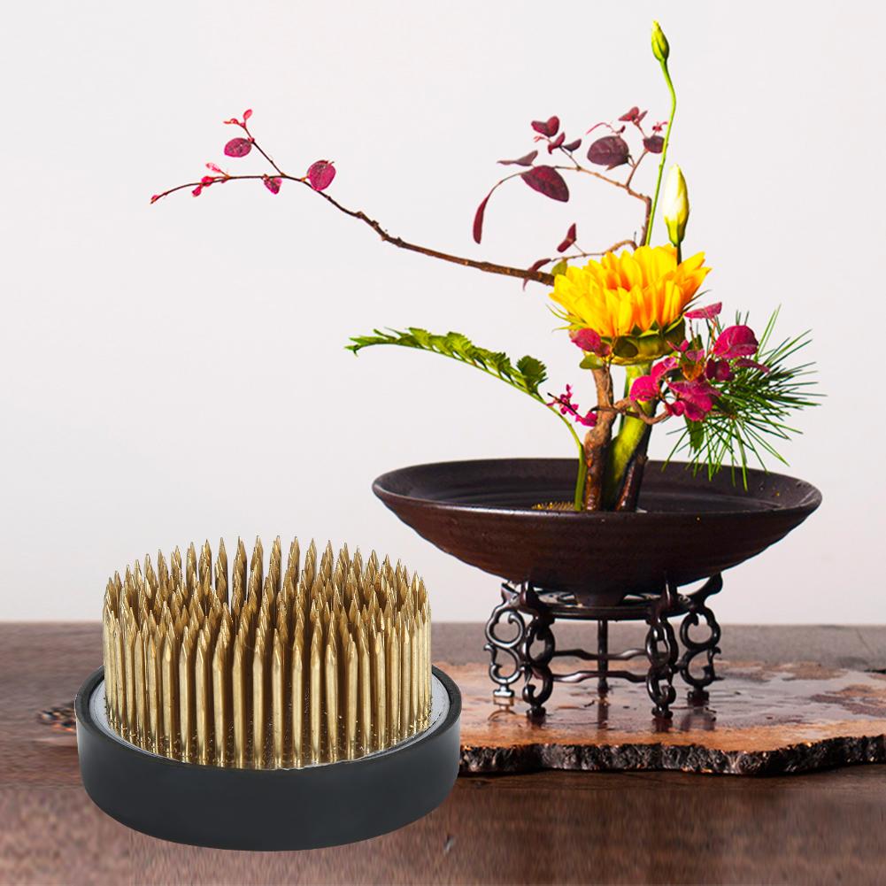 Round Shape Flower Kenzan Holder Needle Flower Arrangement Arranging Accessories Tool