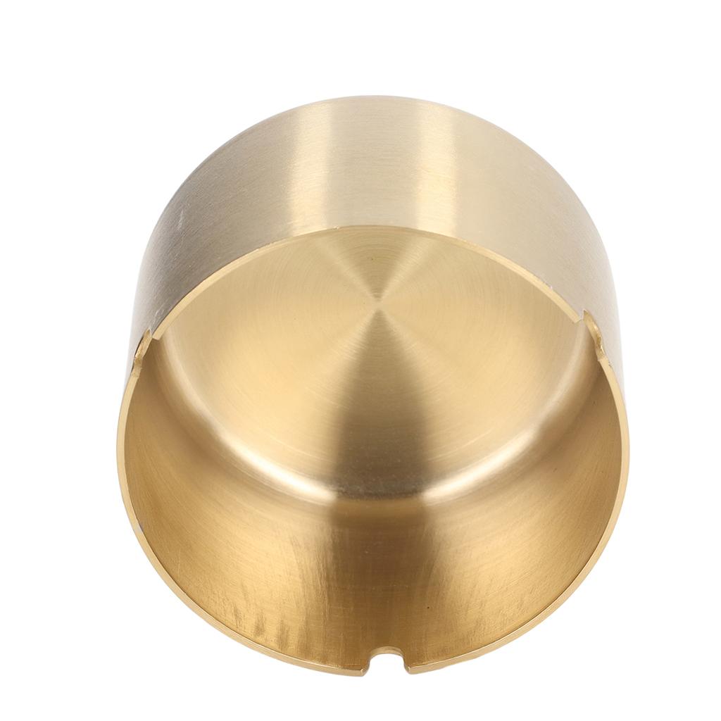 Ashtray Stainless Steel Thick Plating Copper Color Household Dust Collector Decoration