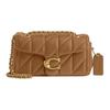 Tabby 20 Diamond Pattern Lock Closure Lambskin Leather Crossbody Shoulder Bag Small Women Bags Honey-Brown CP149-B4T7J