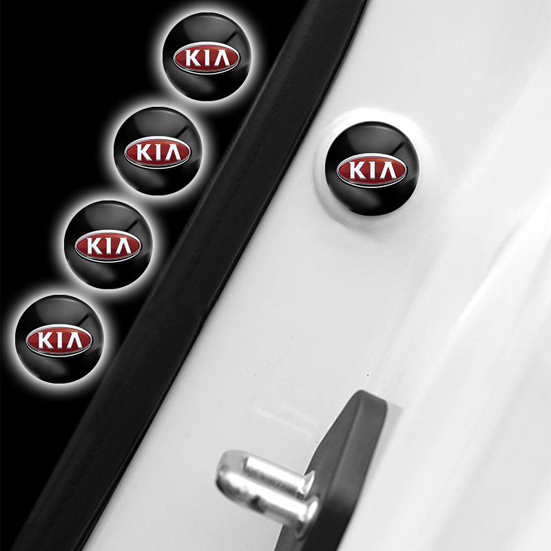 AABIZ1 Car Door Shock Absorber Self Adhesive Collision Avoidance Soundproof Seal Sticker For KIA Soul Ceed Sportage Rio Optima Cerato