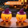 Rechargeable Pumpkin Night Light Phone Holder Dimmable Timer Tap Control Nightlight Function Soft Texture for 5V/1W