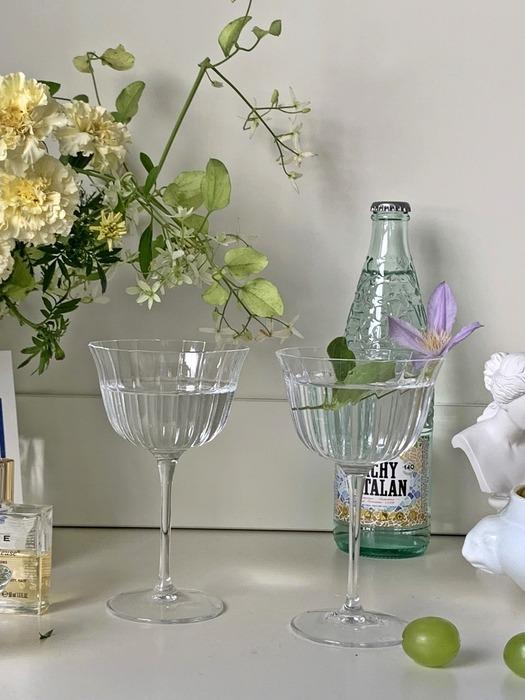 Elegant Table French Fitz Crystal Glass (Wine Glass Cocktail Honeymoon Gift)