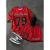 Heren Casual T-shirt Korte Mouw Korte Broek Set