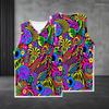 Men s Plus Size V Neck Sleeveless Floral Printed Straight Hem Tank Top