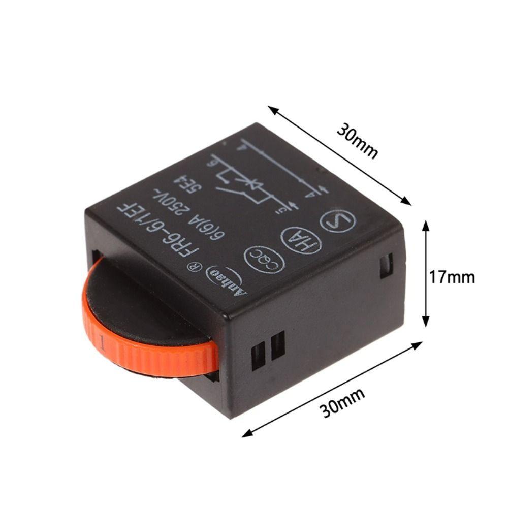 2 Stück 6-Gang-Regler Schalter FR2-6/1FE 6A Elektrowerkzeug Elektrischer Winkelschleifer 250V DIY Zubehör Poliermaschine
