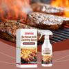 Bbq Grill Cleaning Spray - Portable Outdoor Bbq Grill Cleaner, Removes Oil And Stains
