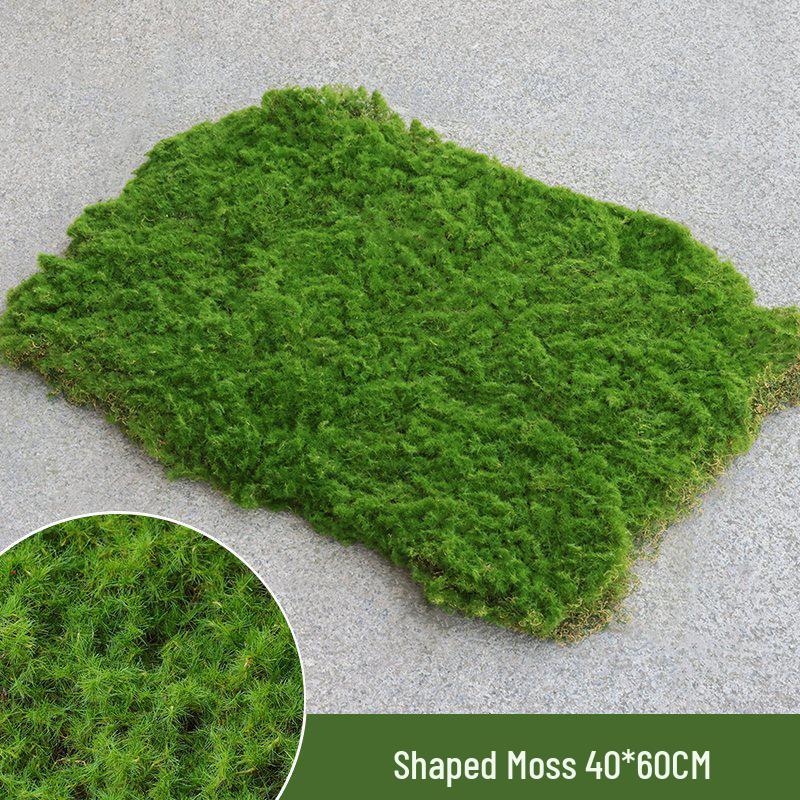 Bionic Artificial Moss Turf Micro Landscape Ornaments for Bonsai and Potted Plant Landscaping