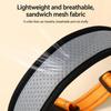 Breathable Honeycomb Mesh Dog Collar Adjustable Reflective Nylon Soft Anti-Strangle Lightweight Pet Collar for Small Medium Large Dogs Outdoor Walking