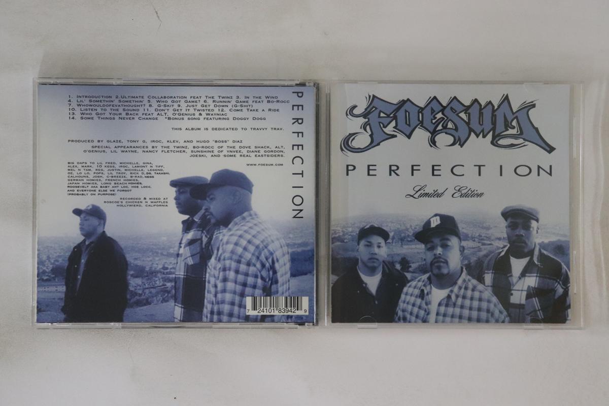 

CD FOESUM - Perfection NONE PERFECTION LABE 2002 US Rap & Hip-Hop/R&B Used