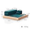 Bamboo Jewelry Display Tray Jewelry Set Storage Box Earrings Necklace Bracelet Display Counter Accessories