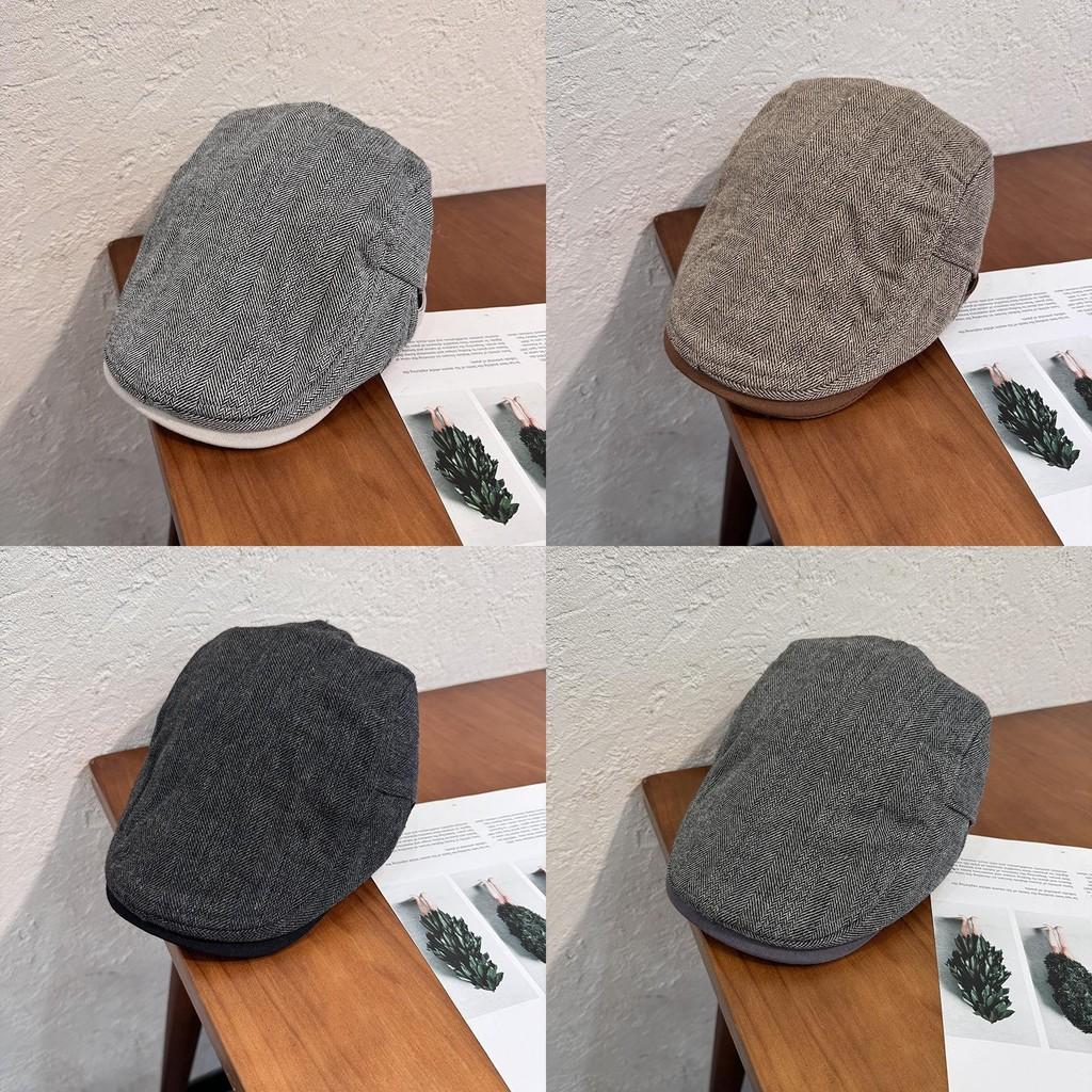 Stripes Fashion Beret Hat With Windproof Breathable Design For Gifts Winter