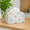 1pc Adorable Kawaii Design Tissue Box - Heart Balloon Tissue Paper Holder for Car, Office - Stylish Napkin Case, Rectangular Fit for Living Room, Desk