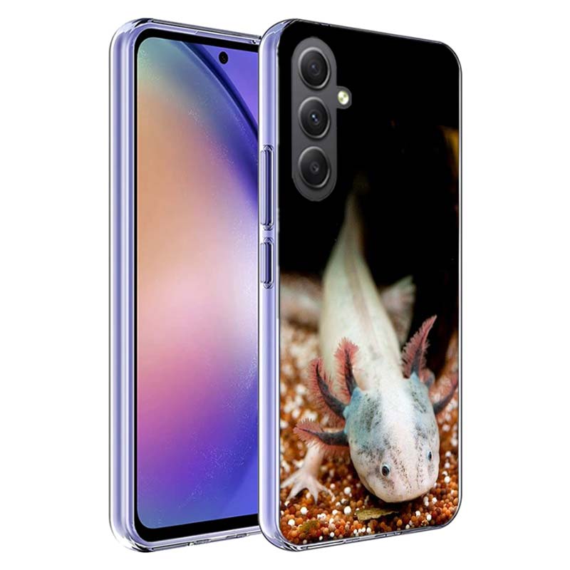Smiling Salamander Phone Case for Samsung A17 A37 A57 A07 A16 A26 A36 A56 A06 A02S A12 A22 A32 A52S A04S A14 A24 A34 A54 A03 A13