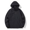 Women's Solid Color Long Sleeved Hooded Outdoor Suit Windproof And Waterproof Thin Jacket  Ehplore