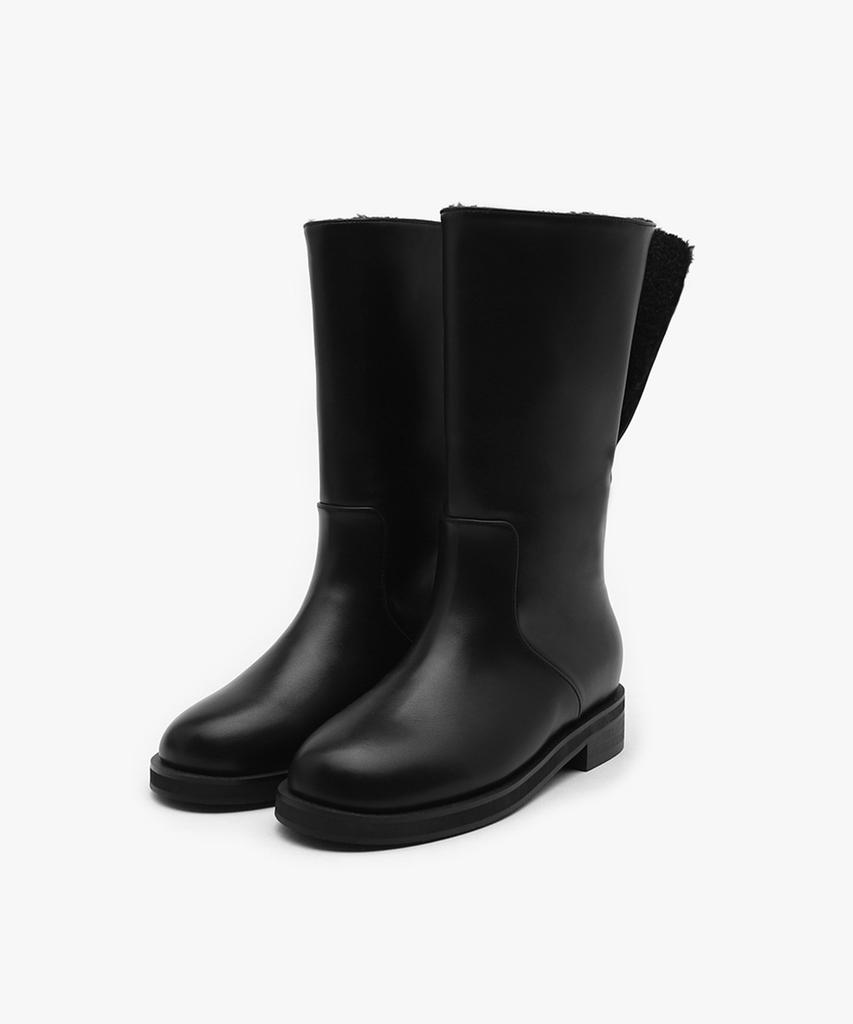 Sappun Vendor Fur-Lined Mid-Calf Boots (3.5Cm)