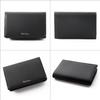 Paul Smith Highlight Stitch SS24 Visitenkartenetui, Leder, Rindsleder, 813006 P853 (Keine Namensgravur, Schwarz) [Gebraucht]