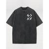 High-Quality Double-Sided Men's T-Shirt Ideal for Outdoor Sports, Vintage Washed, Made of 100%, Perfect for Daily Wear with a Loose Fit And Soft