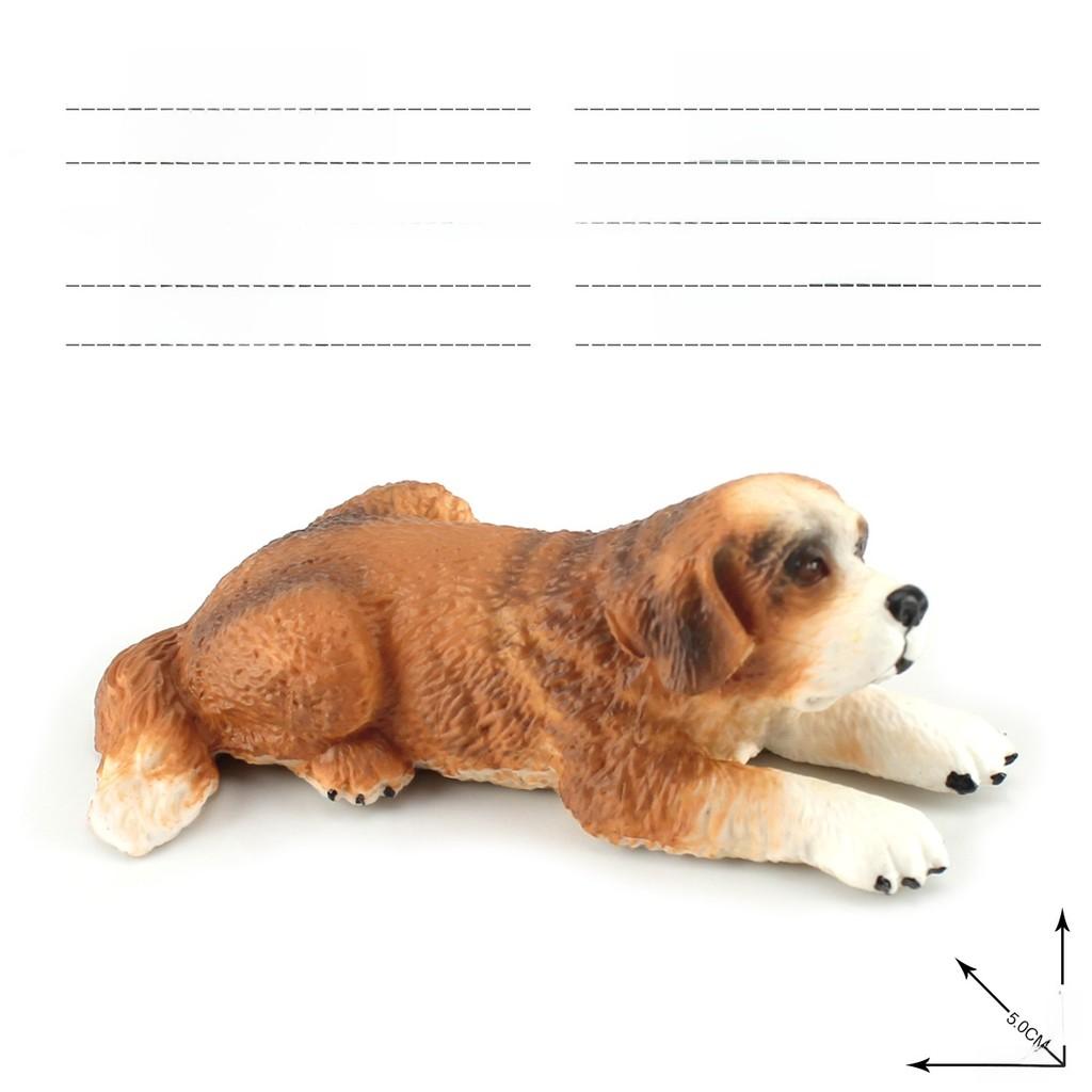 Pvc Saint Bernard Model With Realistic Animal Figures For Collectors And Dog Enthusiasts