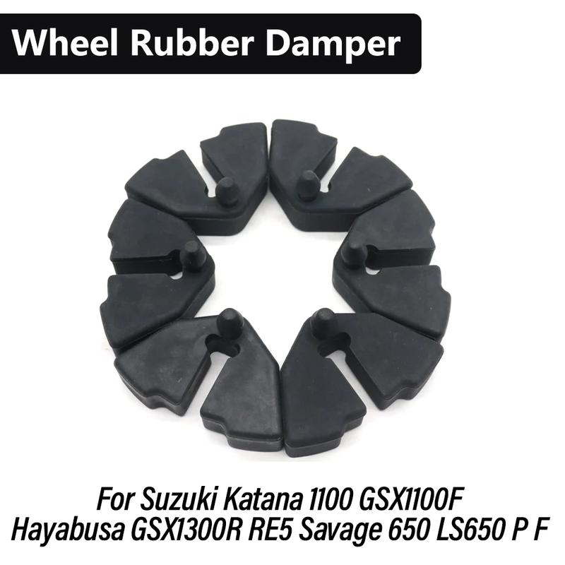 Hub Damper Rubber Buffer For Suzuki Katana 1100 GSX1100F Hayabusa GSX1300R RE5 Savage 650 LS650 P F Rear Wheel Drum Rubber