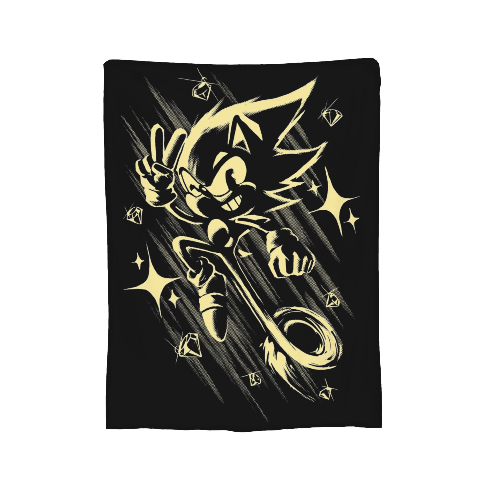 

Shadow The Hedgehog Anime Blankets Fleece Textile Decor Multi-function Super Soft Throw Blankets for Sofa Travel Bedspreads 40x50in