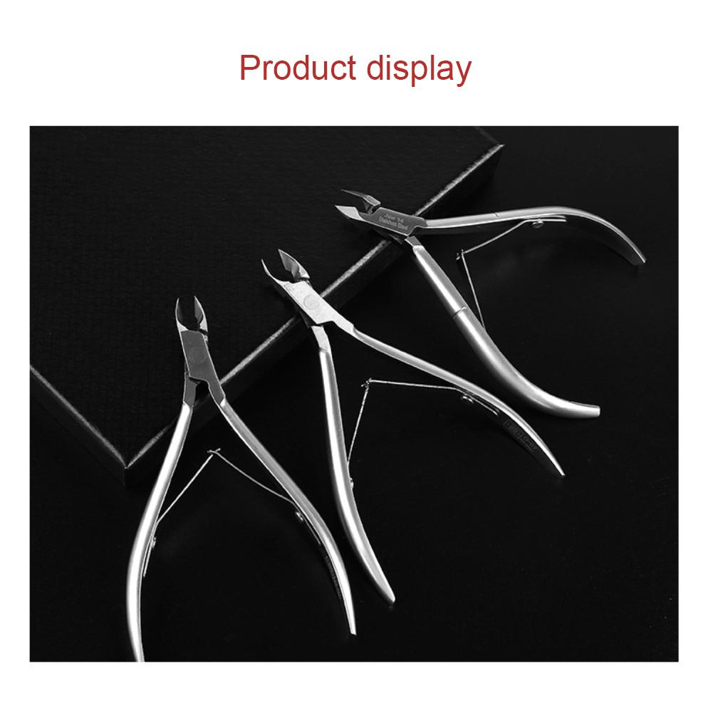 1 pz Acciaio Inossidabile Tagliaunghie per Pelle Morta Tronchesino per Cuticole Facile da Tagliare Bordo Unghia Forcipe Barbazzale per Pelle Morta Cura Dita Manicure