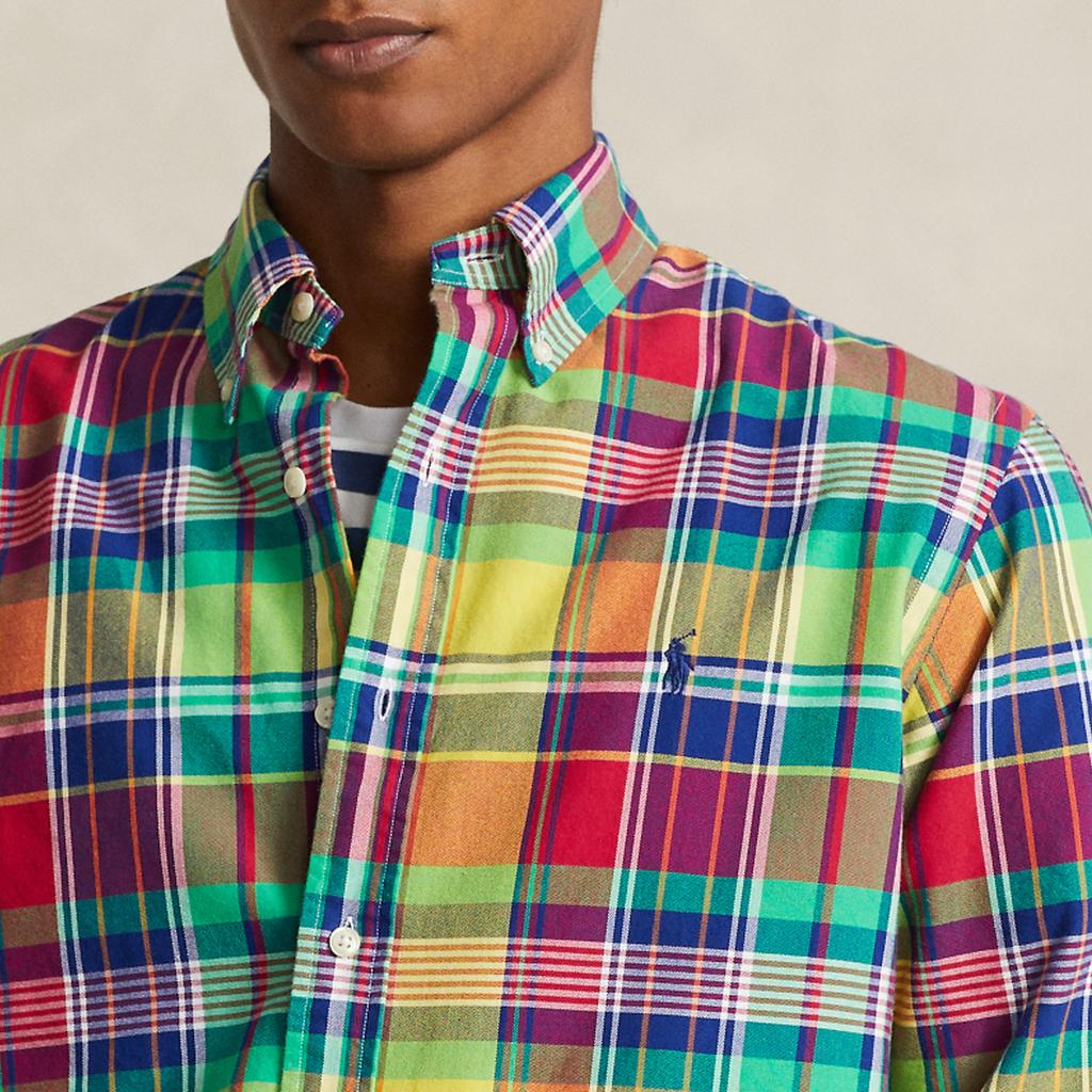 Polo Ralph Lauren Ss24 Plaid Logo Embroidered Single-Breasted Long Sleeve Shirt Men Shirts Multicolor MNPOWOV16823465-700