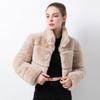 Winter Women's Short Slim Fit Fur Casual Warm and Comfortable Coat