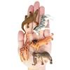 12PCS Small Wild Jungle Zoo Animal Model Elephant Giraffe Tiger Panda Lion Figures Collection Educational Toy For Kid Gift
