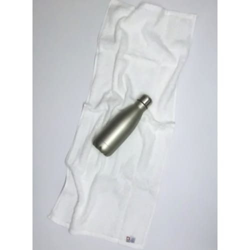 J-kitchens Select Stainless Steel Water Bottle Set (Double-Wall Vacuum Sealed) & Imabari Towel Set (350ml)