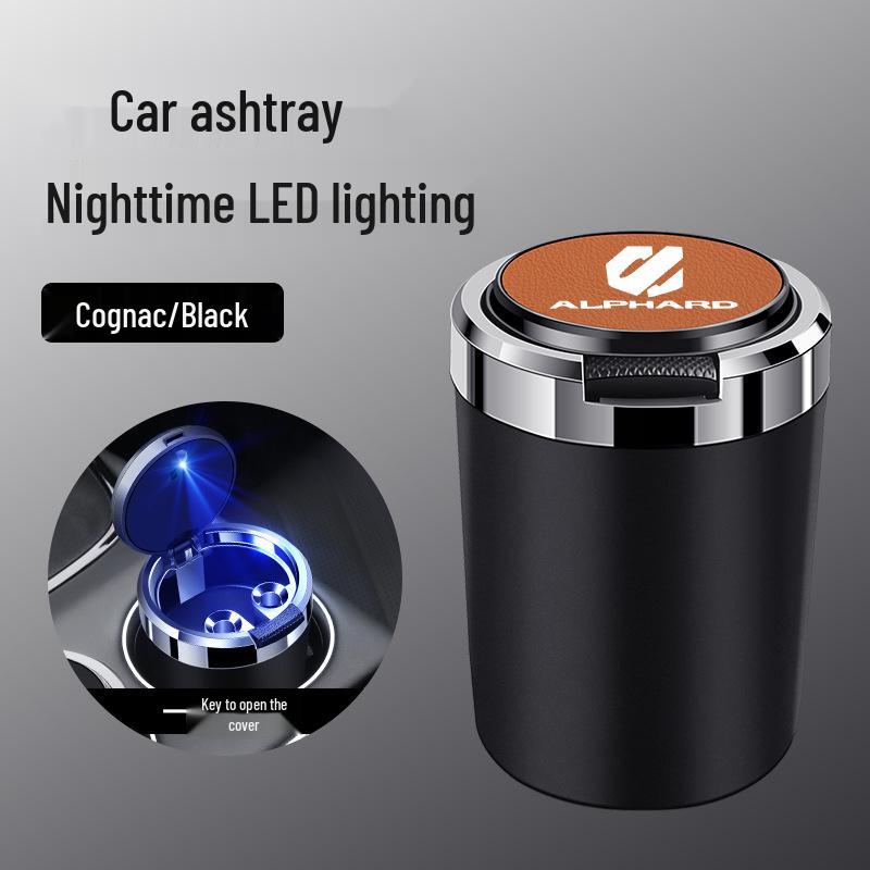 Flame Retardant Multifunctional Car Ashtray for Alphard, Crown, and Vellfire