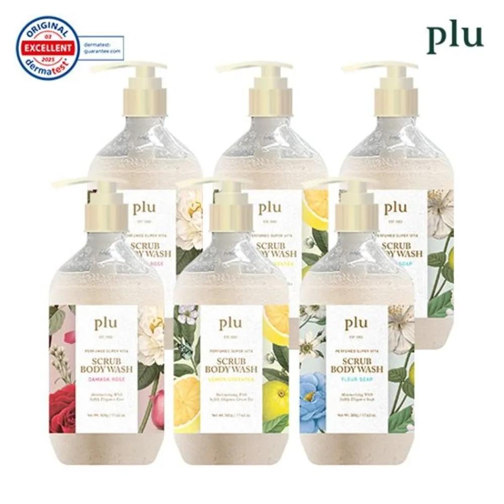 

plu Perfume Body Wash 500ml Super Vita 6 bottles