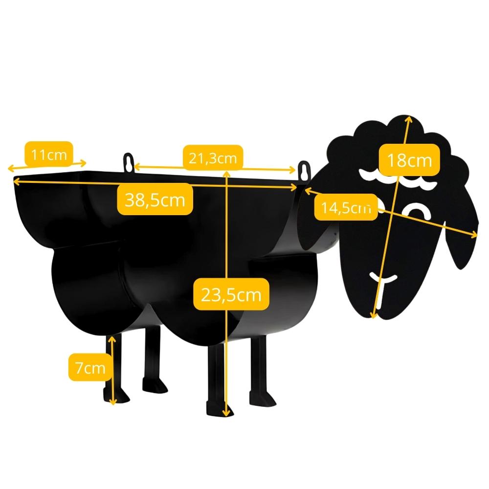 Holder stand hanger shelf for toilet paper rolls sheep lamb bathroom